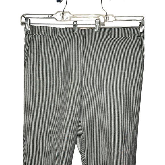 J Jill essential slim ankle size 18 pull up stretch, stripes grey white - Picture 2 of 13